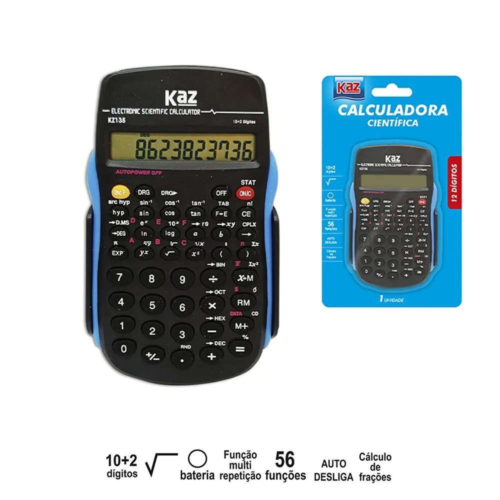 CALCULADORA CIENTÍFICA KAZ KZ135