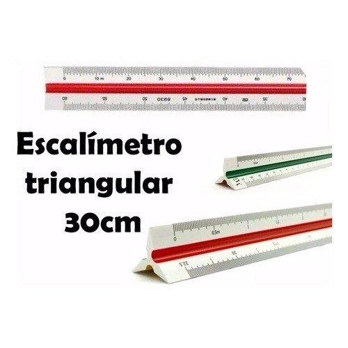 ESCALÍMETRO DE PLÁSTICO - 30CM