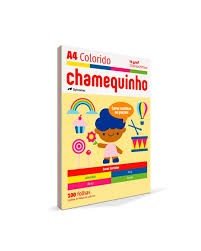 PAPEL SULFITE A4 CORES SORTIDAS CHAMEQUINHO 100 FLS