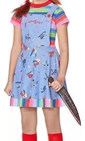 FANTASIA CHUCKY INFANTIL VESTIDO 
