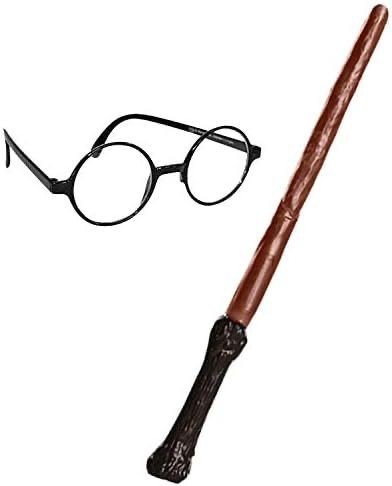 VARINHA E ÓCULOS HARRY POTTER