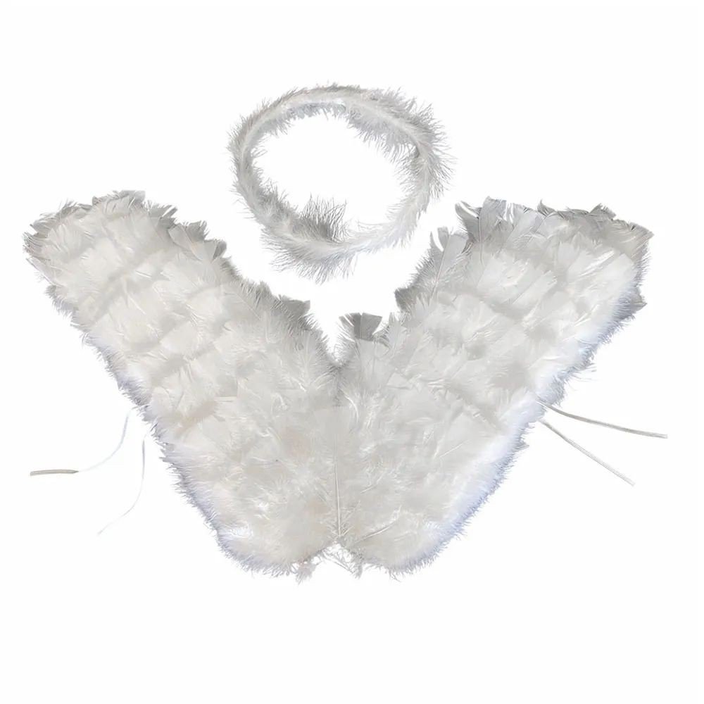 ASAS DE ANJO COM AUREOLA