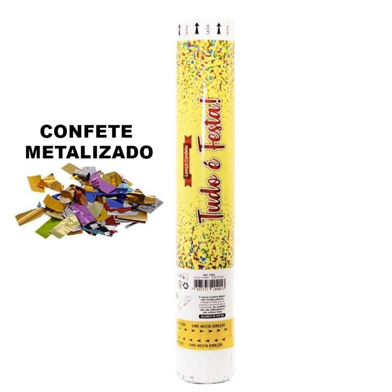 LANÇA CONFETES COLORIDO
