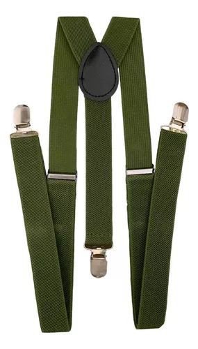 SUSPENSÓRIO VERDE MILITAR