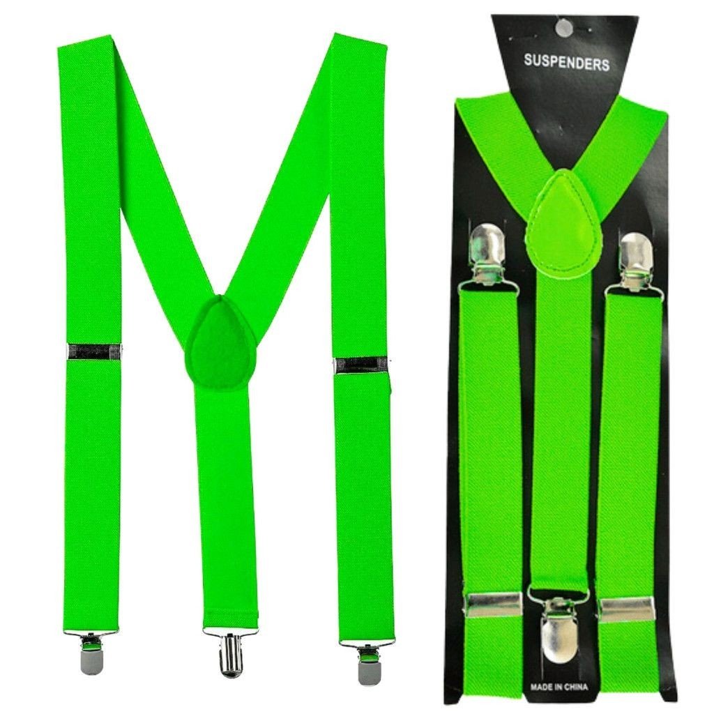 SUSPENSÓRIO VERDE NEON