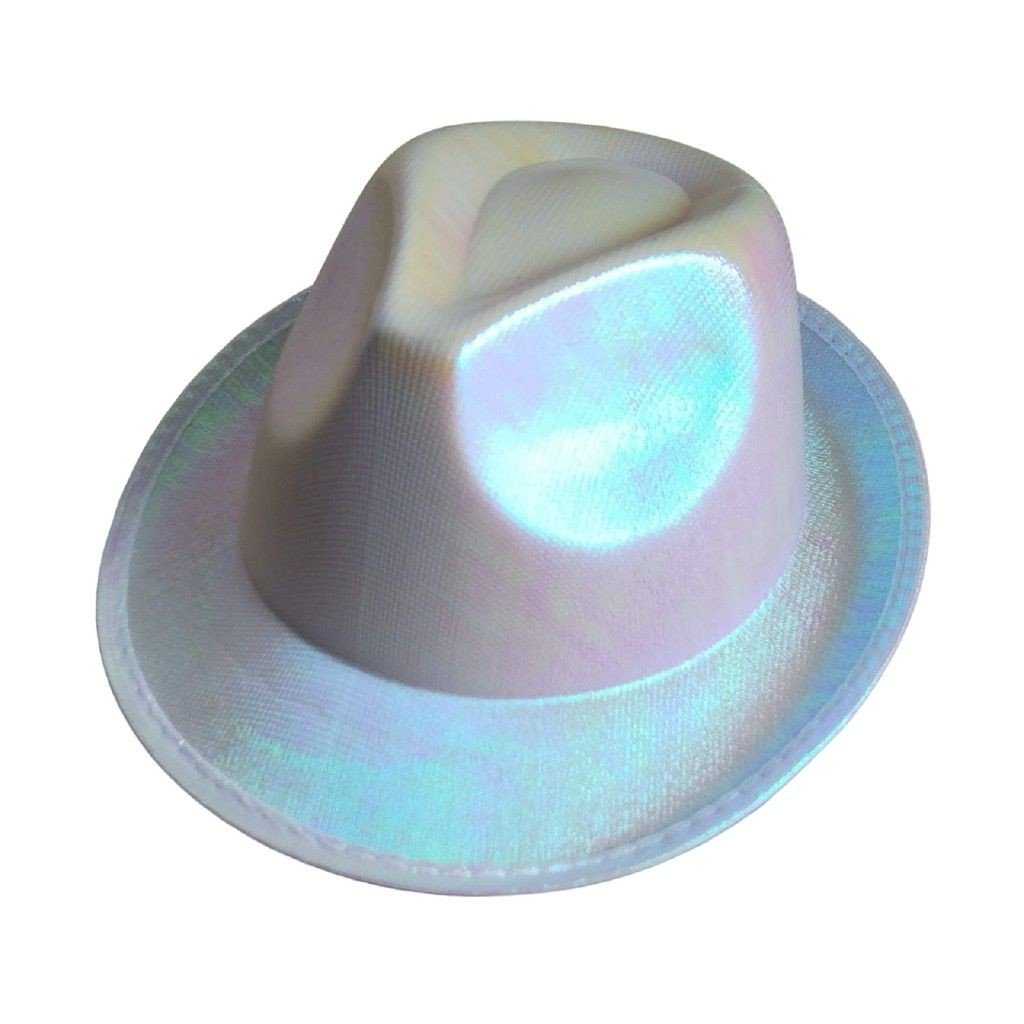 CHAPÉU HOLOGRÁFICO BRANCO