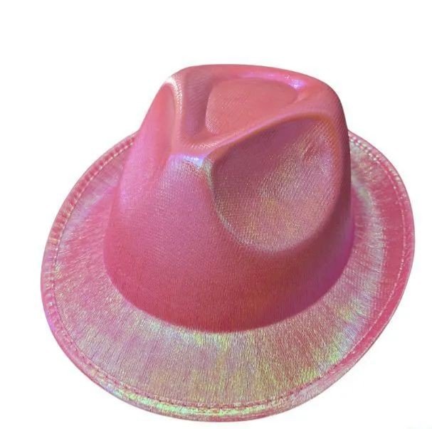 CHAPÉU HOLOGRÁFICO ROSA
