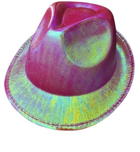 CHAPÉU HOLOGRÁFICO PINK