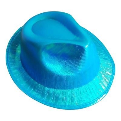 CHAPÉU HOLOGRÁFICO AZUL