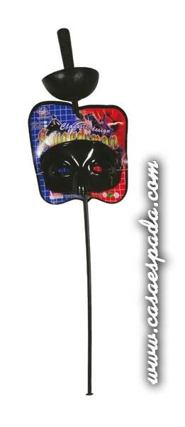 KIT ZORRO ESPADA E MÁSCARA