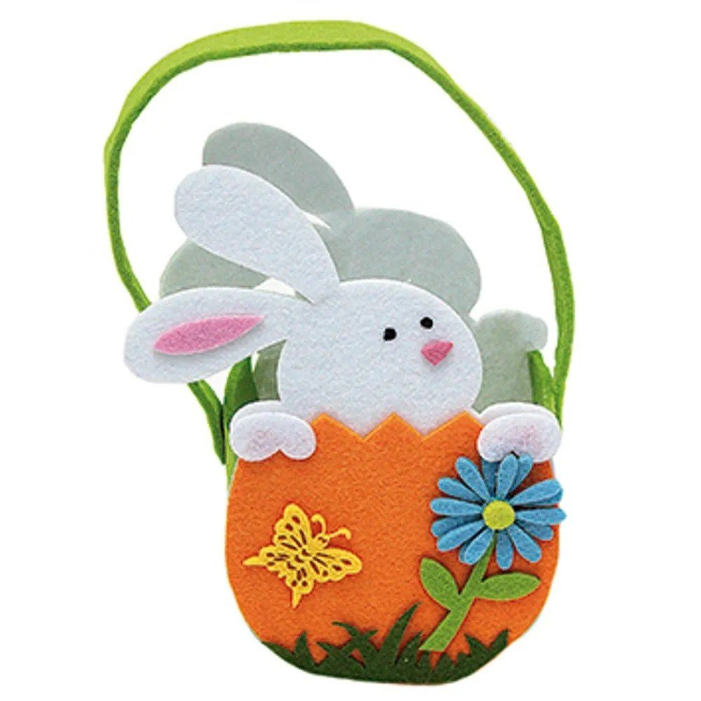 CESTINHA DE PASCOA DE FELTRO