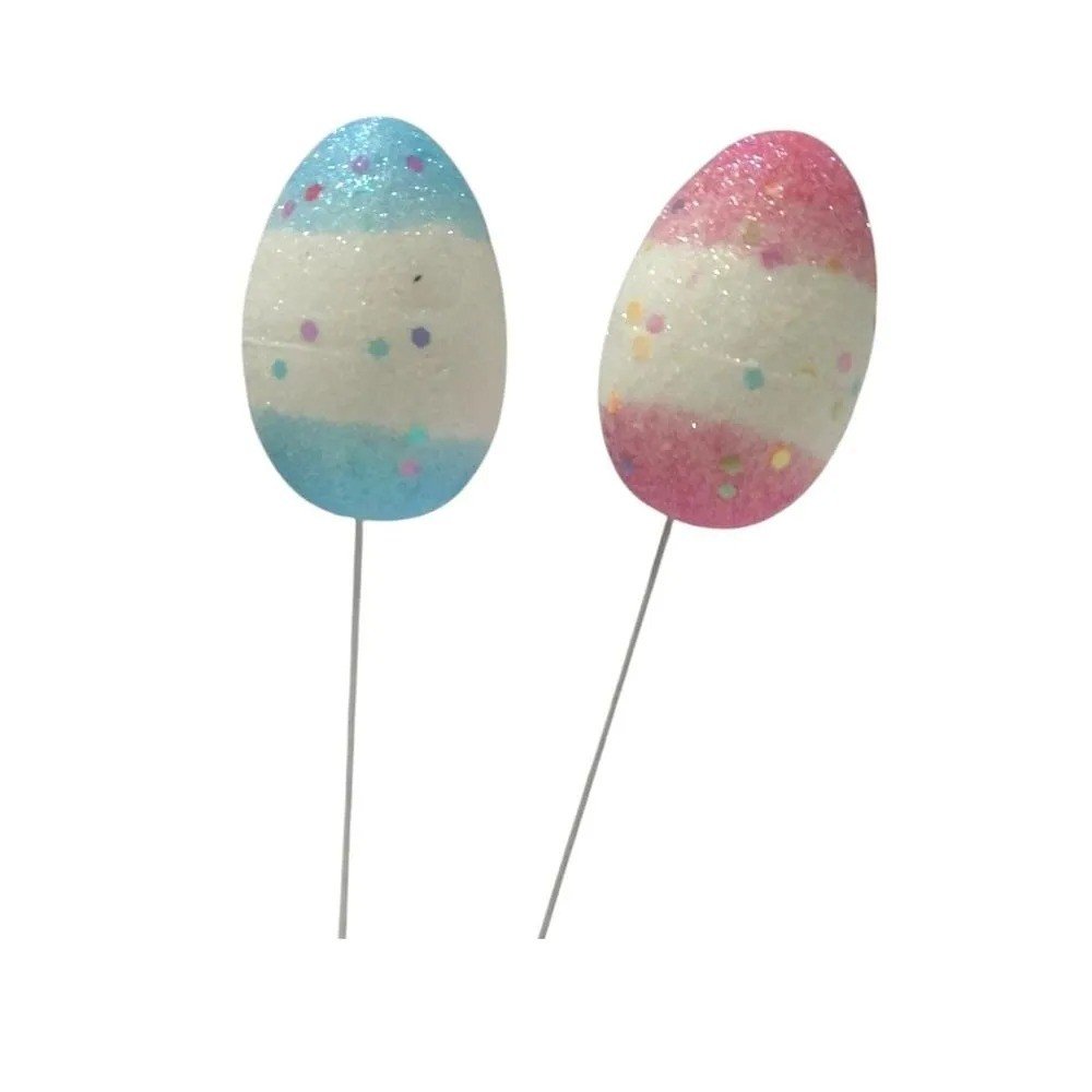 OVO DE ISOPOR NO PALITO C/2 4X20CM