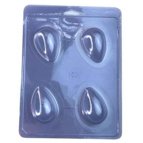 FORMA SILICONE OVO 50GR C/ 3 PARTES