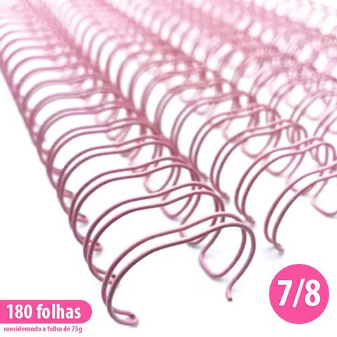 WIRE-O 7/8  ROSA CLARO /ROSE GOLD