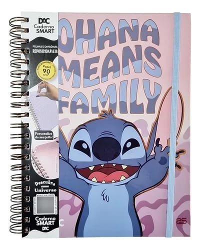 CADERNO INTELIGENTE STITCH 