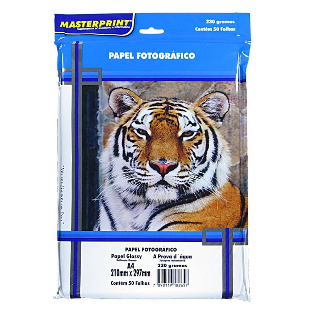 PAPEL FOTOGRÁFICO - 50 FOLHAS (230G) 