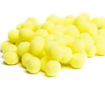 POMPOM 14 MM COM 100 UNIDADES AMARELO CLARO