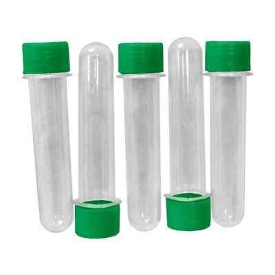TUBETE 13 CM C/10 VERDE