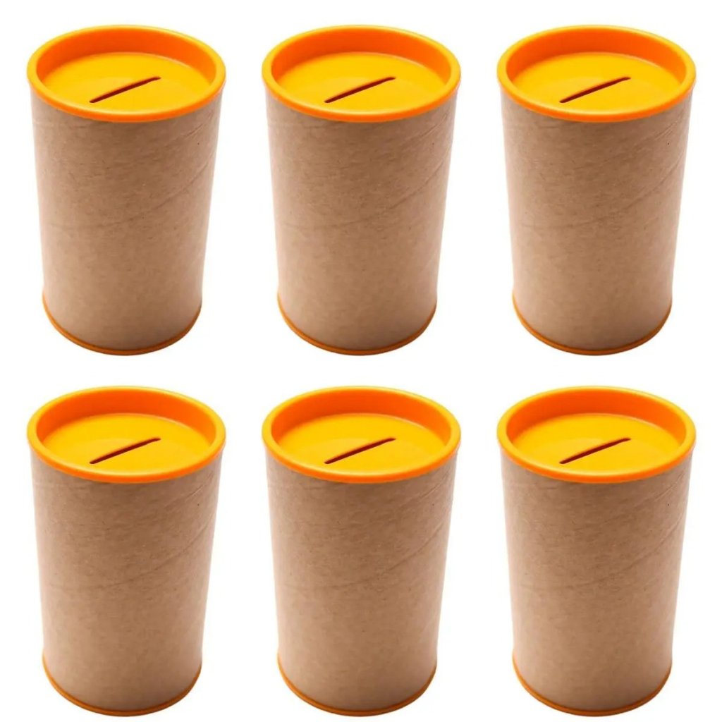 COFRE LATA C/10 - LARANJA
