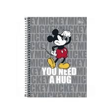 CADERNO YOU NEED A HUG MICKEY - 80 FOLHAS