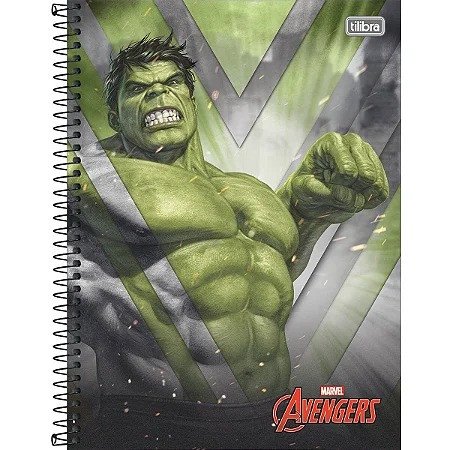 CADERNO AVENGERS HULK - 160 FOLHAS