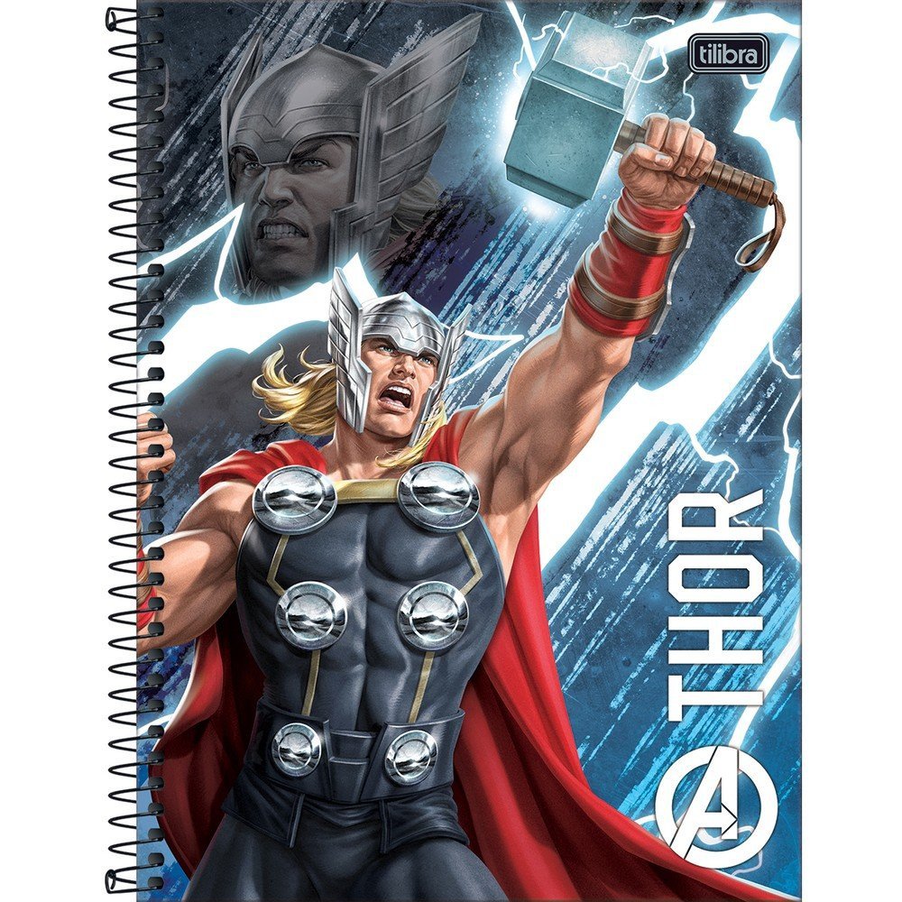 CADERNO AVENGERS THOR - 160 FOLHAS 