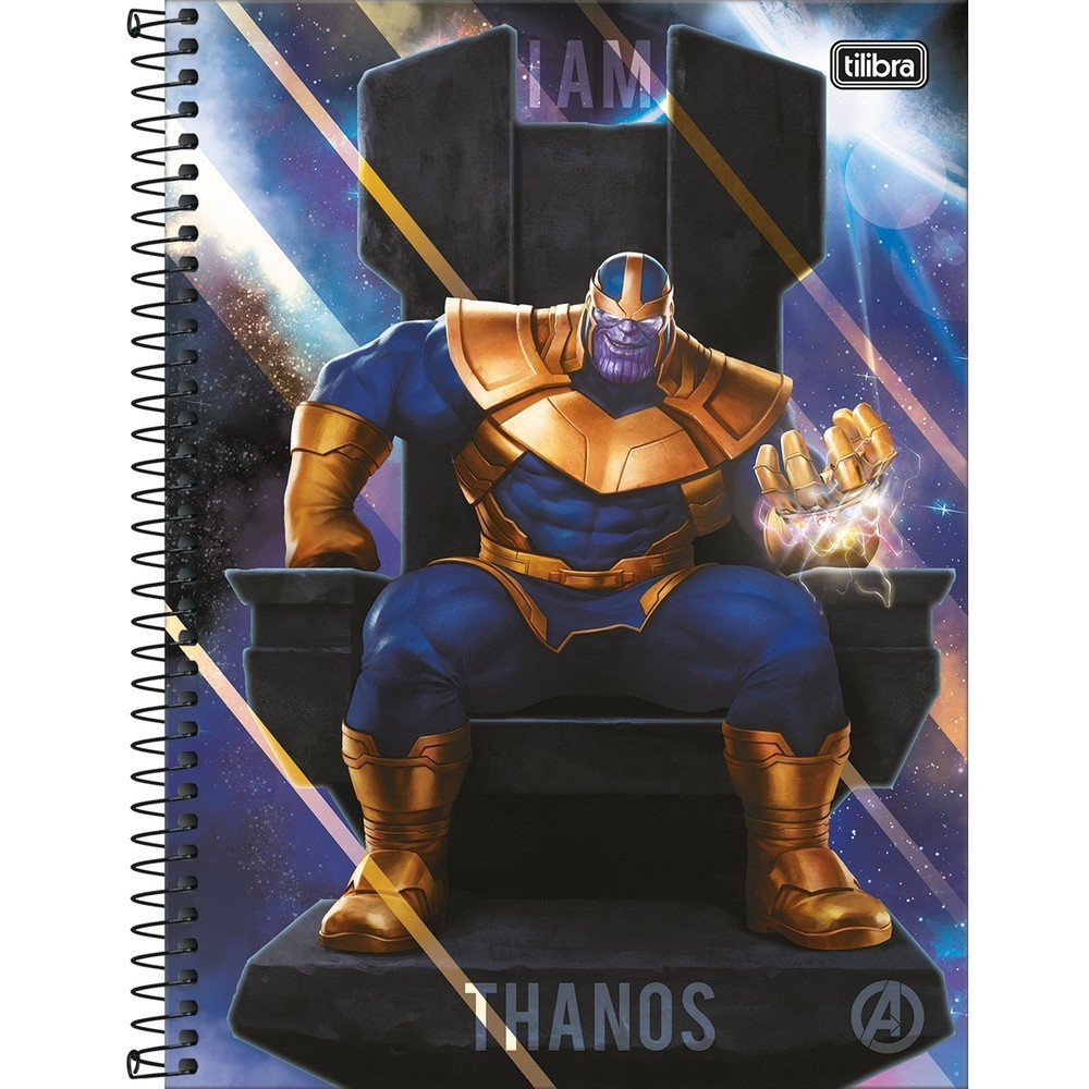CADERNO AVENGERS I AM THANOS - 160 folhas