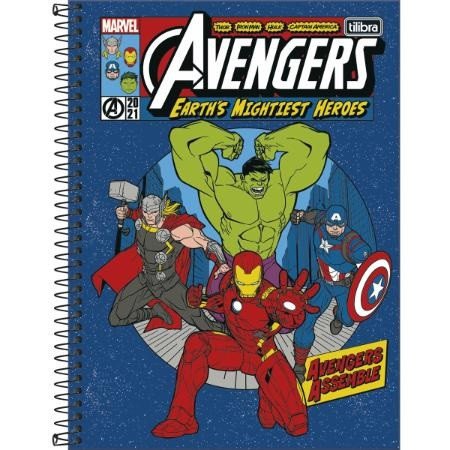 CADERNO AVENGERS ASSEMBLE - 160 FOLHAS