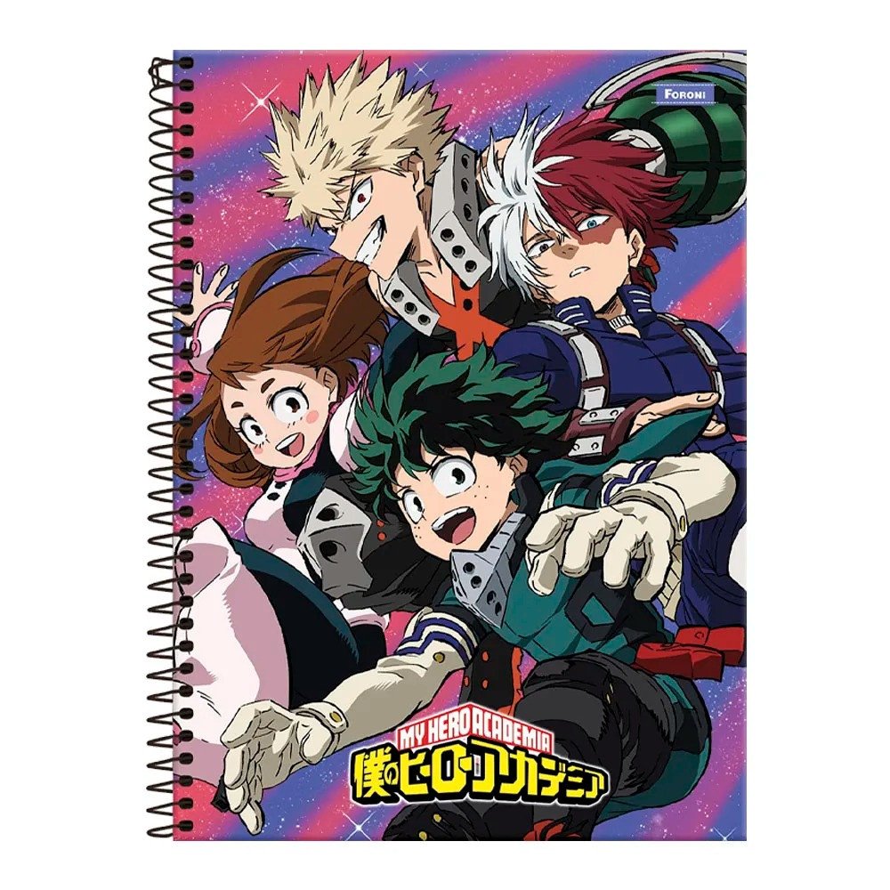 CADERNO MY HERO ACADEMIA - 160 FOLHAS
