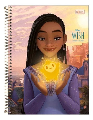 CADERNO WISH O PODER DOS DESEJOS - 80 FOLHAS