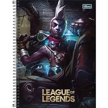 CADERNO LEAGUE OF LEGENDS - 80 FOLHAS