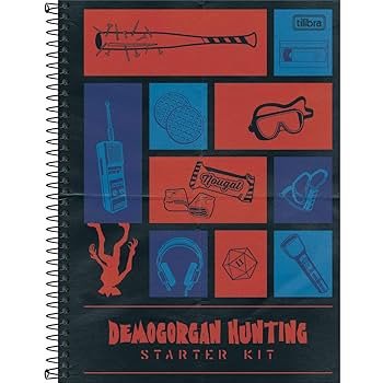 CADERNO STRANGR THINGS STARTER KIT - 80 FOLHAS
