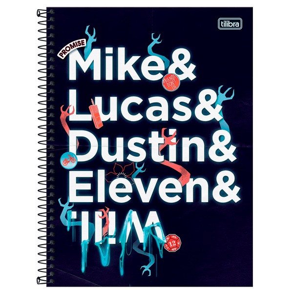 CADERNO STRANGER THINGS - 80 FOLHAS