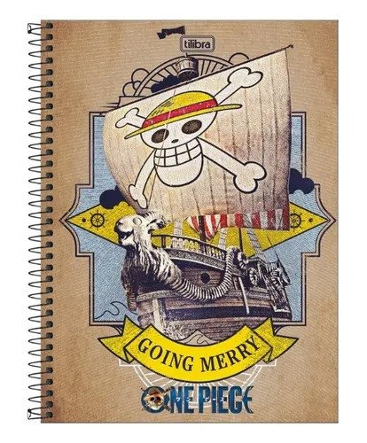 CADERNO ONE PIECE GOING MERRY - 80 FOLHAS