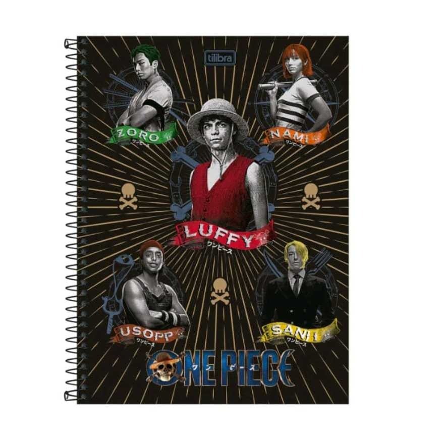 CADERNO ONE PIECE - 80 FOLHAS