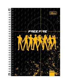 CADERNO FREE FIRE BOOYAH - 80 FOLHAS