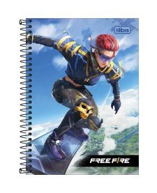 CADERNO FREE FIRE - 80 FOLHAS