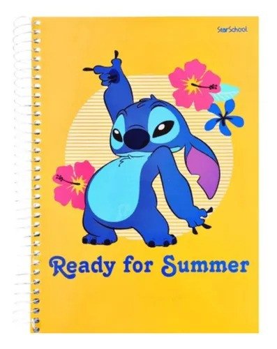 CADERNO STITCH READY FOR SUMMER- 160 FOLHAS