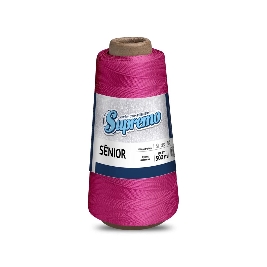 LINHA CROCHÊ SÊNIOR 500M (100% POLIPROPILENO) - PINK 