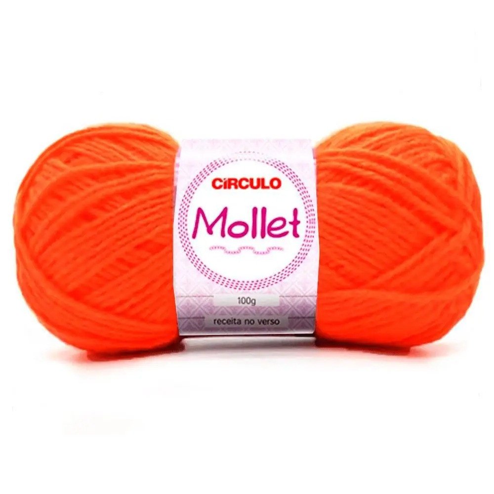 LÃ MOLLET 80M - LARANJA NEON 