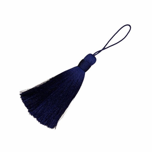 TASSEL 8 CM C/3 UNID AZUL MARINHO
