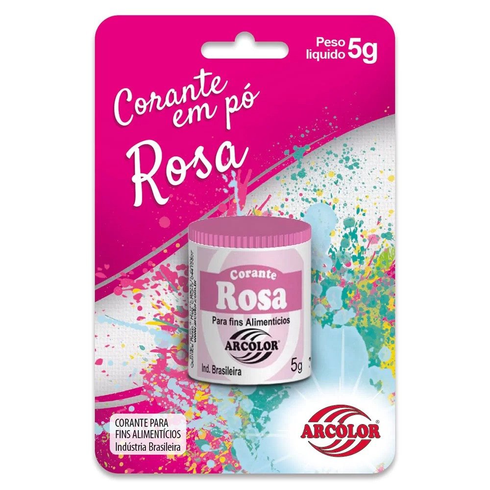 CORANTE EM PÓ - ROSA