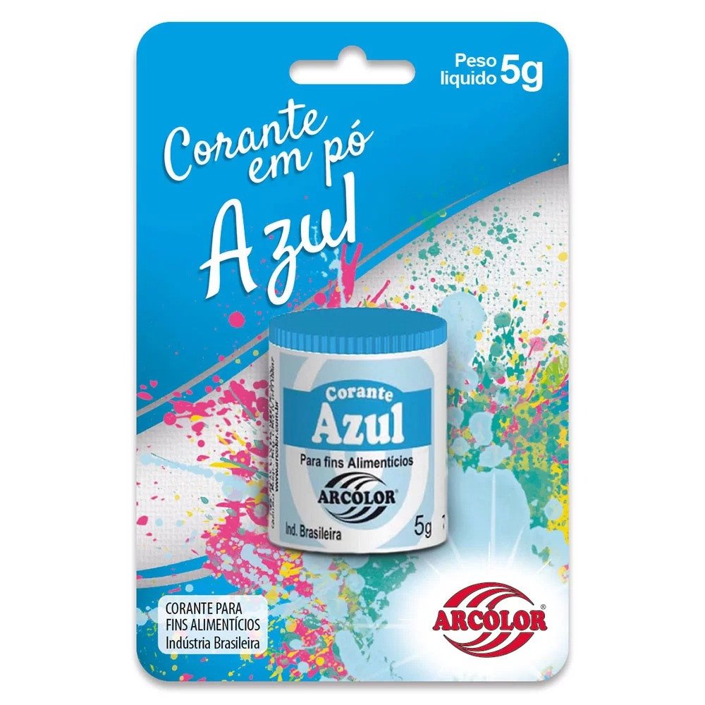 CORANTE EM PÓ - AZUL 