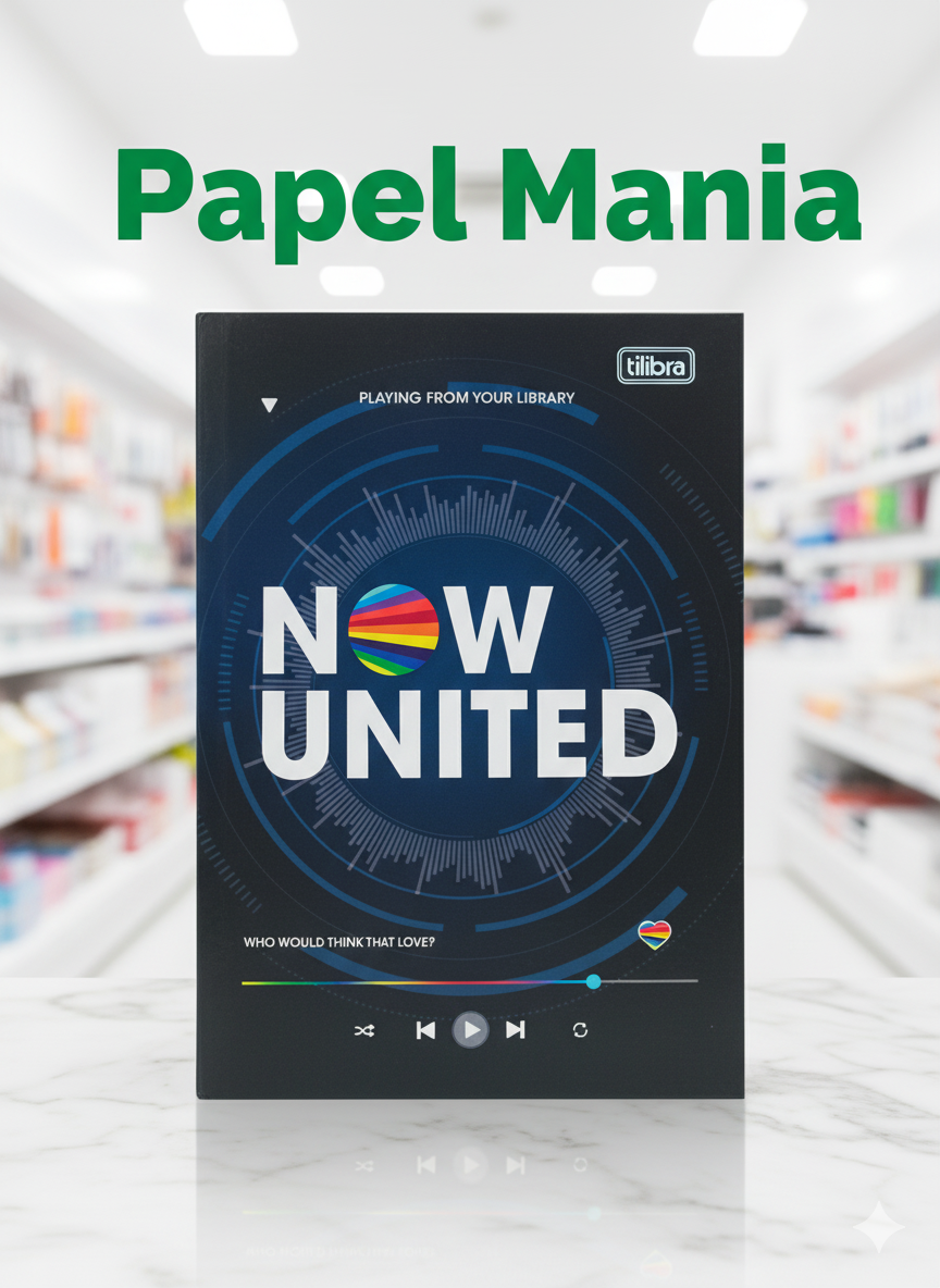 CADERNO BROCHURA PEQUENO NOW UNITED