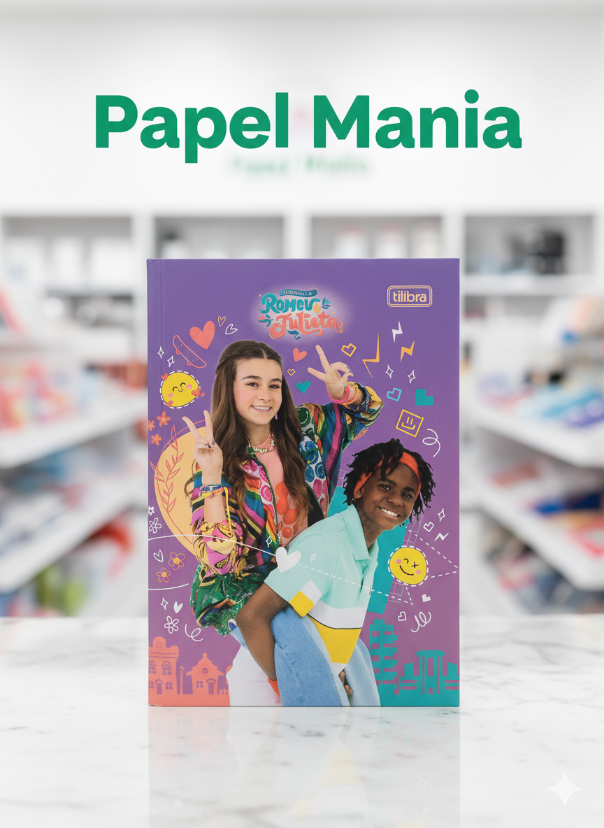 CADERNO BROCHURA PEQUENO ROMEU E JULIETA