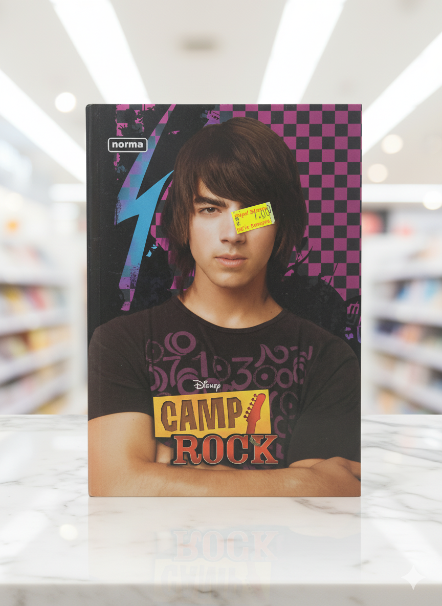 CADERNO BROCHURA PEQUENO CAMP ROCK