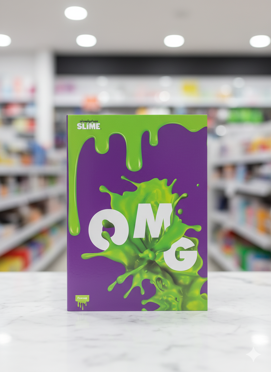 CADERNO BROCHURA GRANDE SLIME - 96 FOLHAS