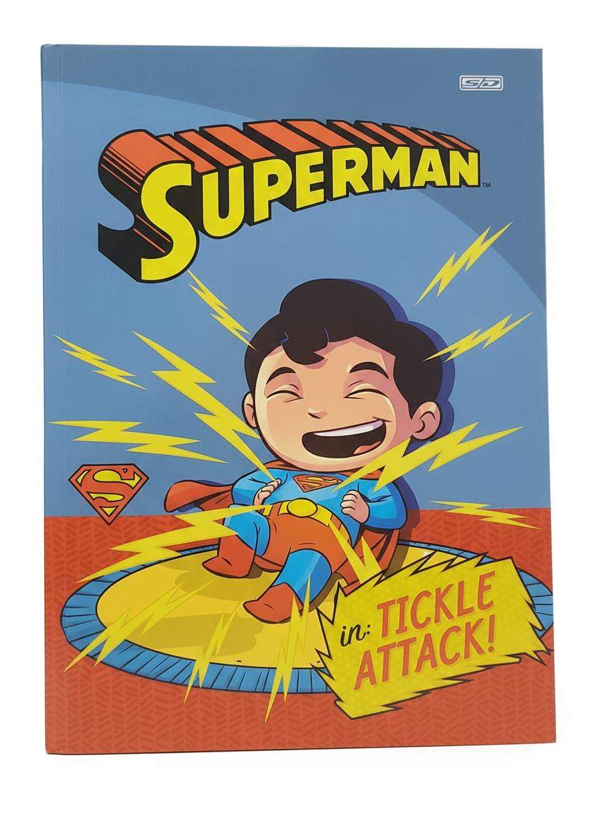 CADERNO BROCHURA GRANDE SUPERMAN - 80 FOLHAS