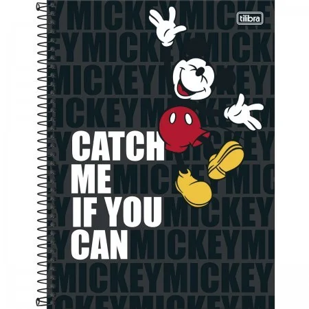 CADERNO MICKEY MOUSE - 80 FOLHAS