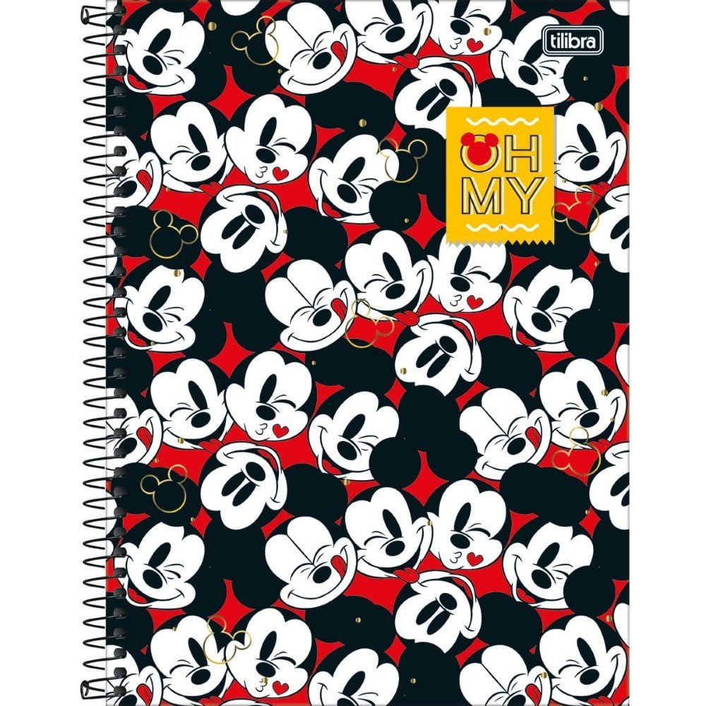 CADERNO MICKEY MOUSE - 80 FOLHAS